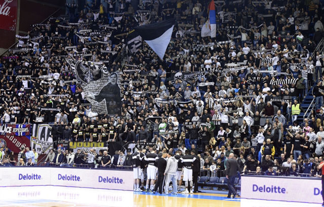 KK Partizan brez Evrope