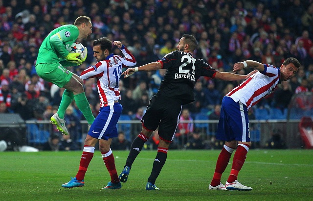 Oblak v četrtfinalu lige prvakov proti Leicestru